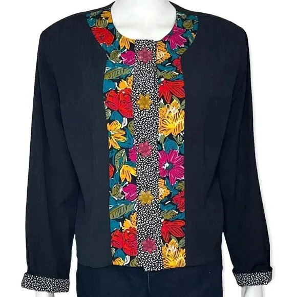 Ali Miles Vintage Floral Blazer Jacket - Picture 8 of 8